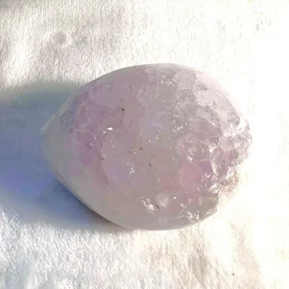 Amethyst Geode Crystal Egg